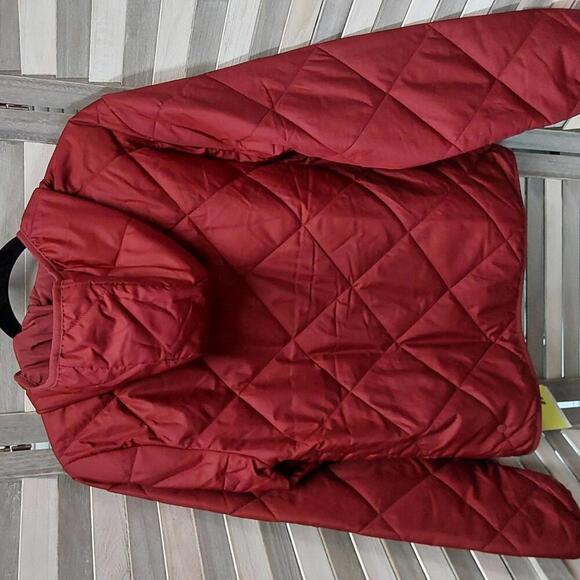 Red Padded Hooded Jacket | All In Motion | S - Picture 5 of 6